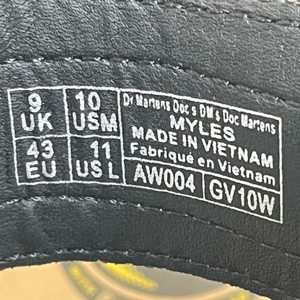 Dr. Martens Myles Brando Leather Buckle Slide Sandals View 5